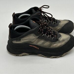 Merrell Women's Black and Gray Ankle Boots